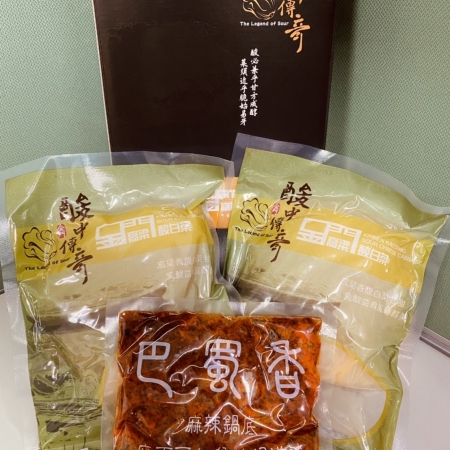金門高粱酸白菜麻辣鍋組(禮盒)